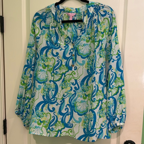 Lilly Pulitzer silk top - Picture 1 of 5